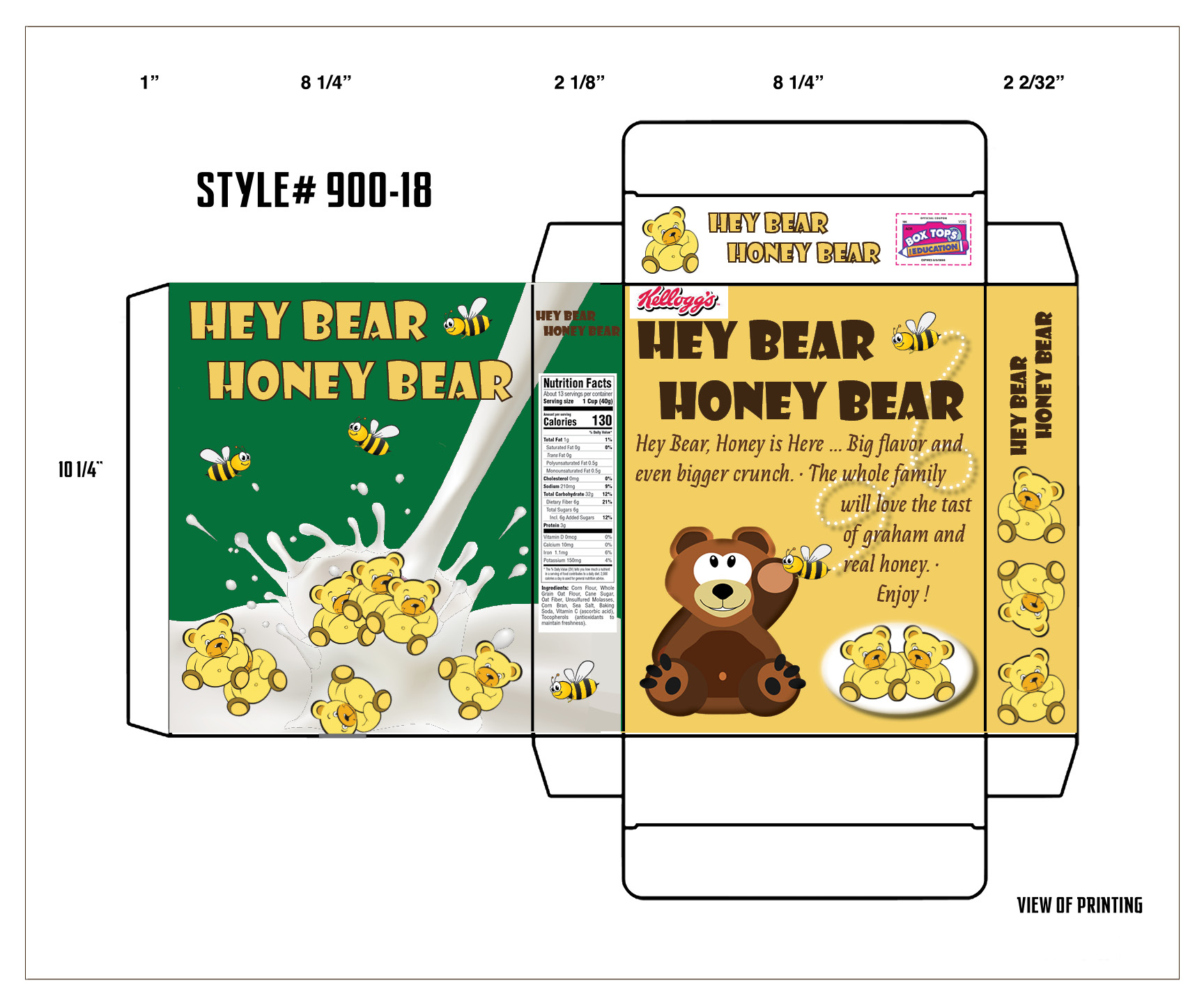 cereal box design